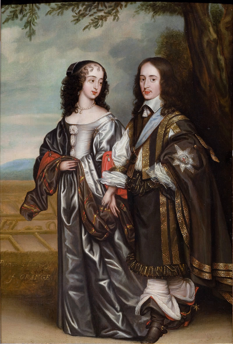 William_II,_Prince_of_Orange_and_Mary_Henrietta_Stuart,_by_Gerard_van_Honthorst - 