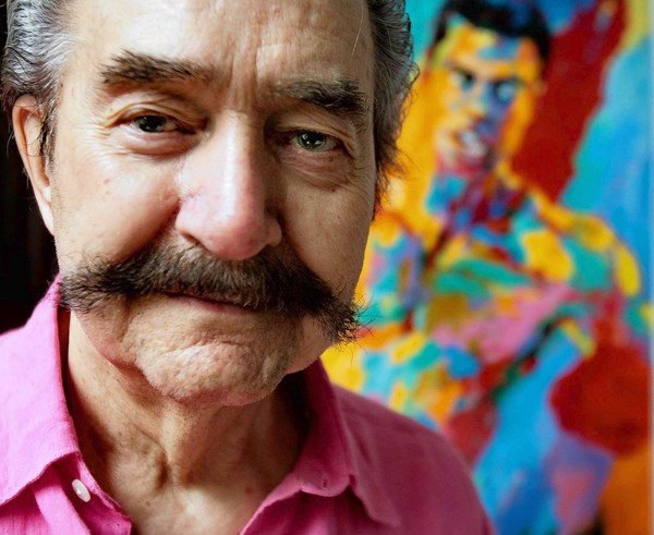 LeRoy Neiman - [FILE - In this Aug. 31, 2007 file photo, artist LeRoy Neiman poses in his studio in New York. Neiman, who is best known for his colorful and energetic paintings of sporting events, died Wednesday, June 20, 2012 in New York. He was 91. (AP Photo/Bebeto Matthews, File)] *** [] ** Usable by LA and DC Only **