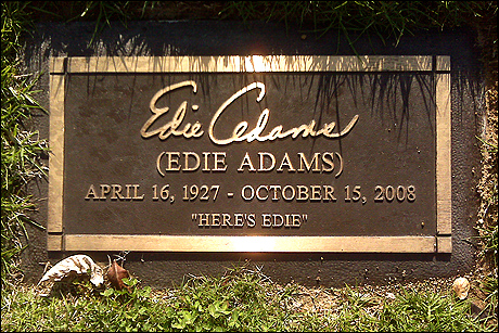 EdieAdams grave - 