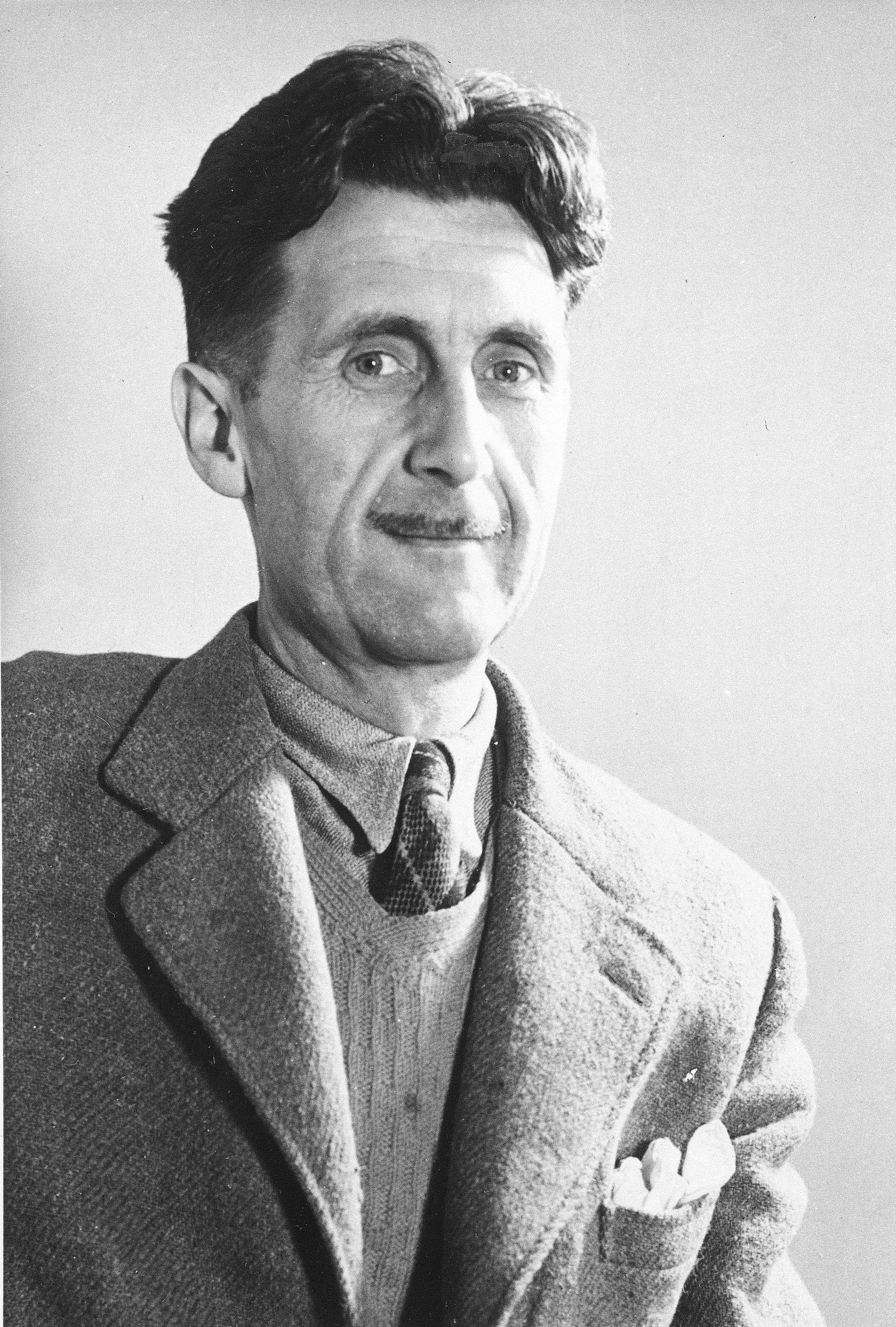 BRITIAN ORWELL FILES - **  FILE ** Writer George Orwell poses in this undated photo at an unknown location. George Orwell's left-wing views and bohemian clothes led British police to label him a communist _ but the MI5 spy agency stepped in to correct that view, the writer's newly released security file reveals. The secret file the intelligence agency kept on the author from 1929 until his death in 1950 was declassified by the National Archives. (AP Photo)
