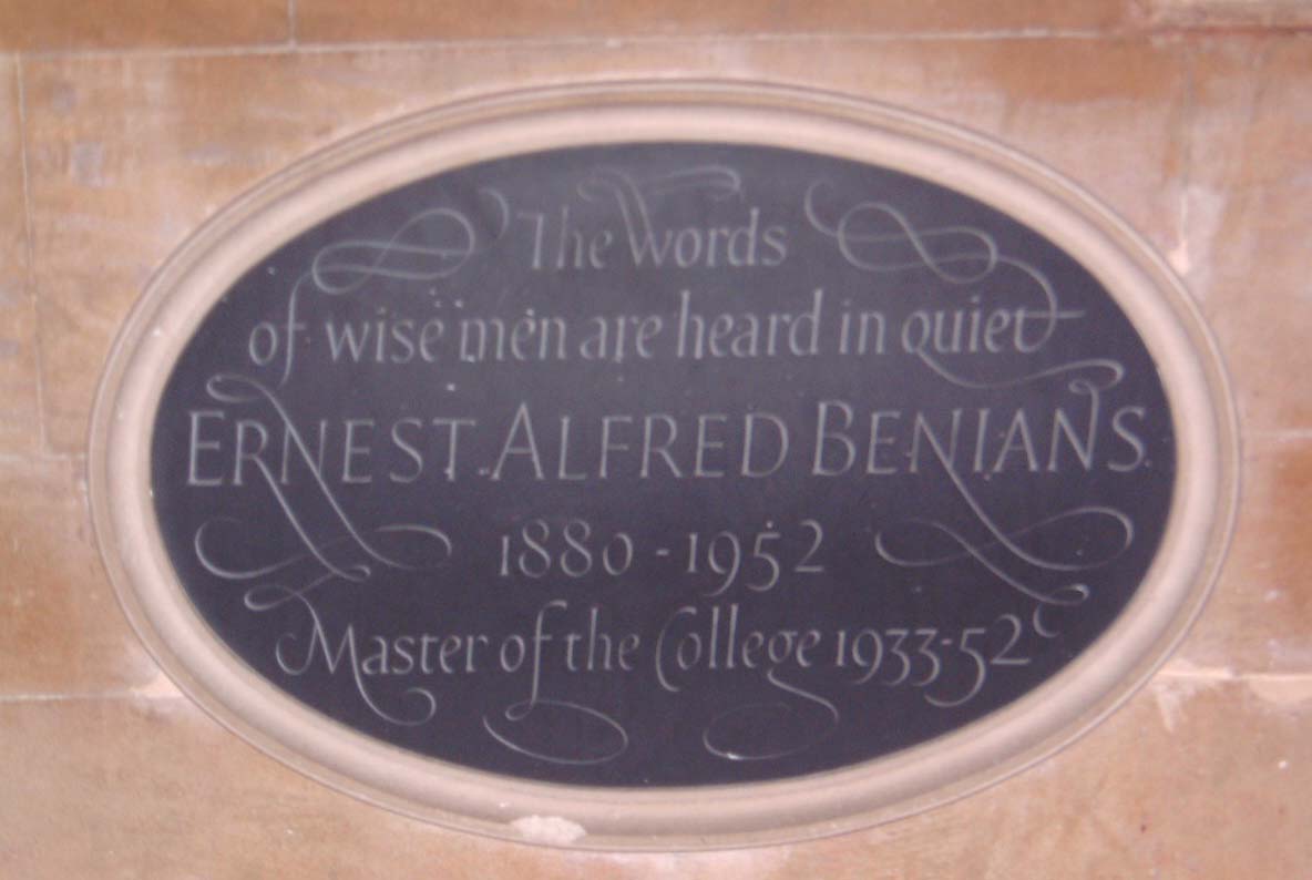 Ernest Alfred Benians