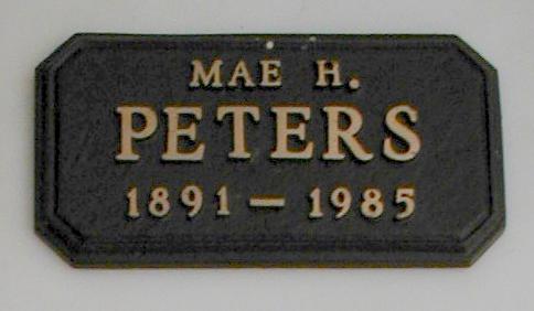 Mae Peters