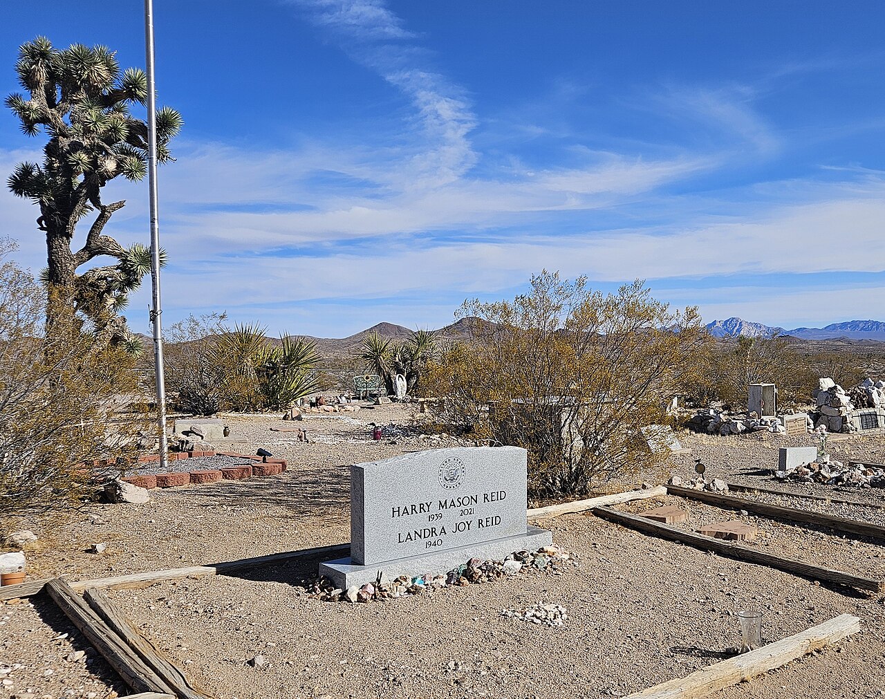 Harry Reed grave -